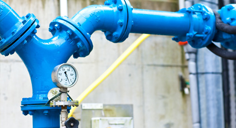 Raw water storage tanks 